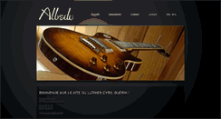 Desktop Screenshot of albedoguitars.com